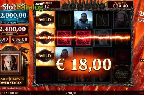 Οθόνη6. Game of Thrones Power Stacks Κουλοχέρης