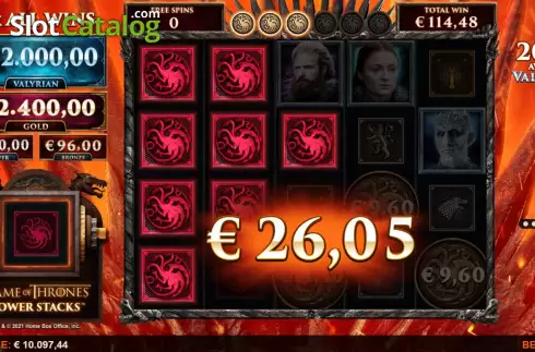 Οθόνη8. Game of Thrones Power Stacks Κουλοχέρης