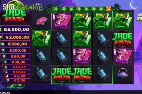Οθόνη3. Jade Shuriken Κουλοχέρης