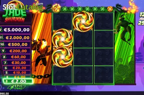 Οθόνη6. Jade Shuriken Κουλοχέρης