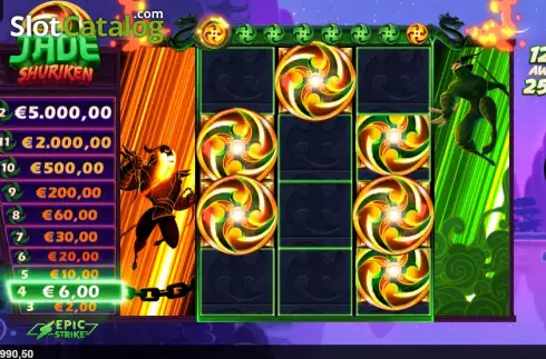 Οθόνη7. Jade Shuriken Κουλοχέρης