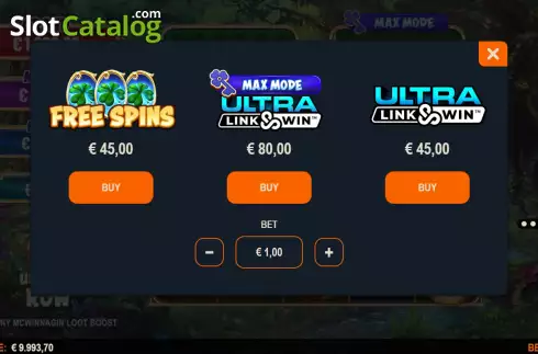 Οθόνη6. Spinny McWinnagin Loot Boost Κουλοχέρης 