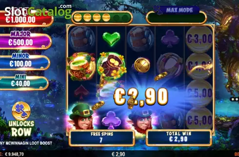 Οθόνη8. Spinny McWinnagin Loot Boost Κουλοχέρης 