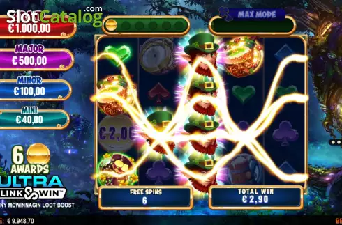 Οθόνη9. Spinny McWinnagin Loot Boost Κουλοχέρης 