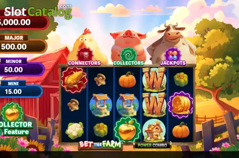 Οθόνη2. Bet the Farm Power Combo Κουλοχέρης