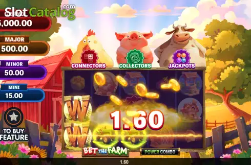 Οθόνη3. Bet the Farm Power Combo Κουλοχέρης