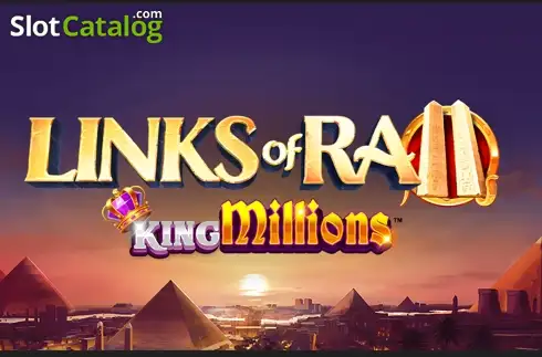 Links of Ra II King Millions Λογότυπο Links of Ra II King Millions Λογότυπο