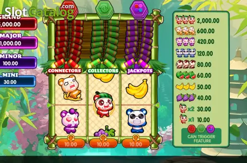 Οθόνη2. Wacky Panda Power Combo Κουλοχέρης