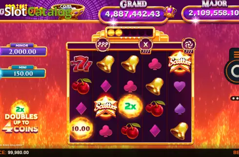 Οθόνη2. Links of Flame King Millions Κουλοχέρης