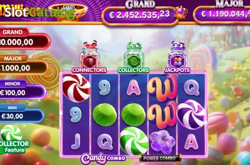 Οθόνη2. Candy Combo - Power Combo King Millions Κουλοχέρης 