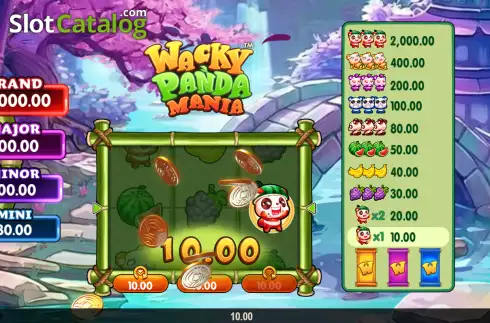Οθόνη3. Wacky Panda Mania Κουλοχέρης