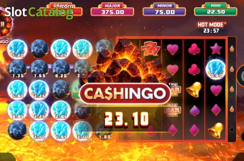 Οθόνη3. Eruption Blaze CASHINGO Rumble Κουλοχέρης