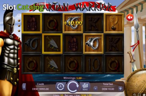 Οθόνη3. Spartan Warrior (Slot Exchange) Κουλοχέρης