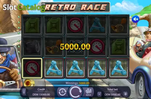 Οθόνη3. Retro Race Κουλοχέρης