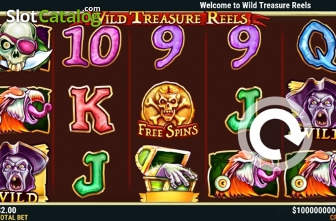 Οθόνη2. Wild Treasure Reels Κουλοχέρης