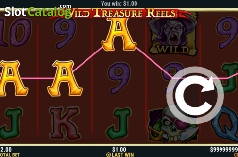 Οθόνη3. Wild Treasure Reels Κουλοχέρης
