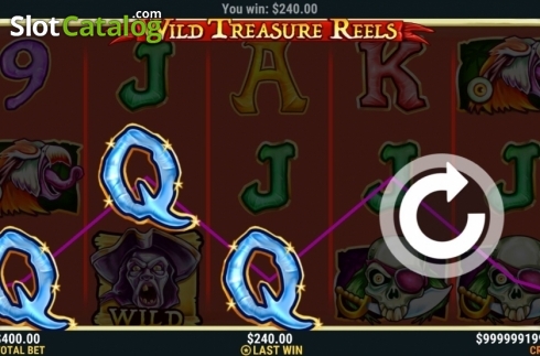Οθόνη4. Wild Treasure Reels Κουλοχέρης