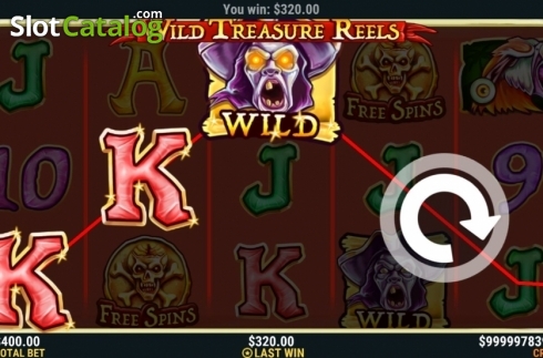 Οθόνη5. Wild Treasure Reels Κουλοχέρης