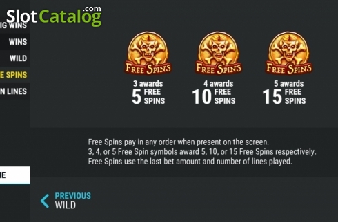 Οθόνη9. Wild Treasure Reels Κουλοχέρης