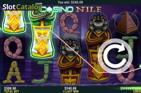 Οθόνη3. Casino Nile Κουλοχέρης 