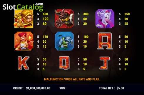 Οθόνη8. Flaming Super Smash Κουλοχέρης 