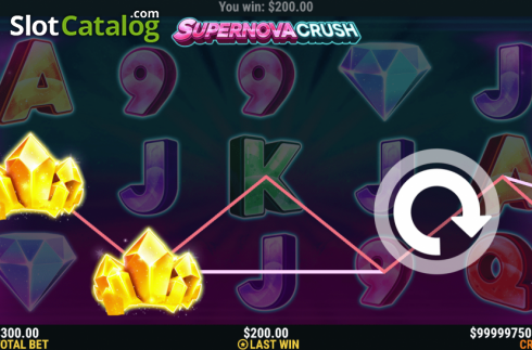 Οθόνη5. Supernova Crush Κουλοχέρης 