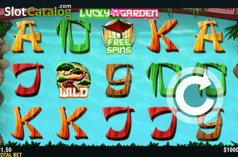 Οθόνη2. Lucky Garden Κουλοχέρης