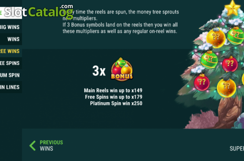 Οθόνη7. Money Grows on Trees Christmas Edition Κουλοχέρης