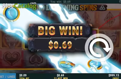 Οθόνη4. Viking Lightning Spins Κουλοχέρης