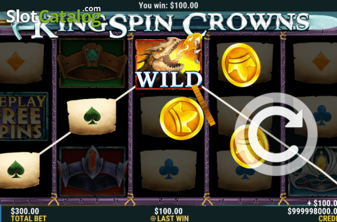 Οθόνη5. Kingspin Crowns Κουλοχέρης