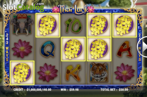 Οθόνη4. Thai Luck Κουλοχέρης