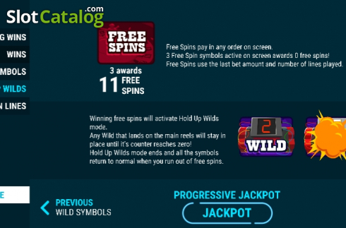 Οθόνη6. Hold Up Slots Κουλοχέρης