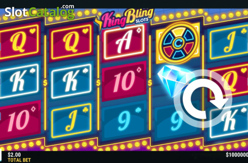 Οθόνη2. King Bling Slots Κουλοχέρης 