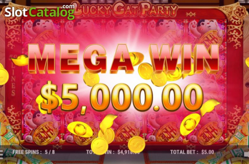 Οθόνη5. Lucky Cat Party Κουλοχέρης