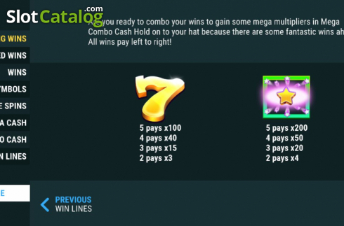 Οθόνη5. Mega Combo Cash (Slot Factory) Κουλοχέρης 