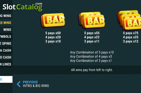 Οθόνη6. Mega Combo Cash (Slot Factory) Κουλοχέρης 