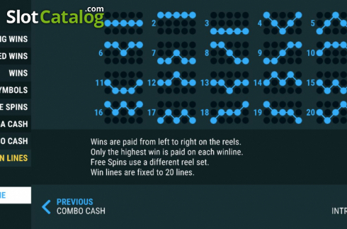 Οθόνη8. Mega Combo Cash (Slot Factory) Κουλοχέρης 