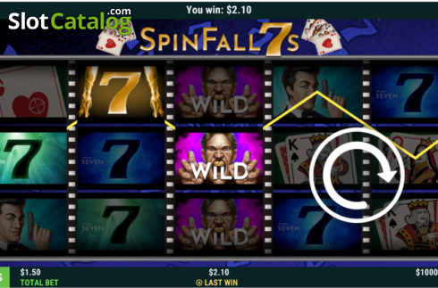 Οθόνη4. Spin Fall 7s Κουλοχέρης 