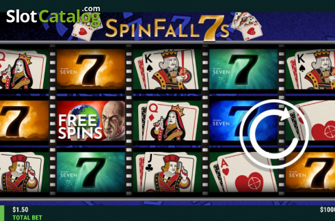 Οθόνη2. Spin Fall 7s Κουλοχέρης 