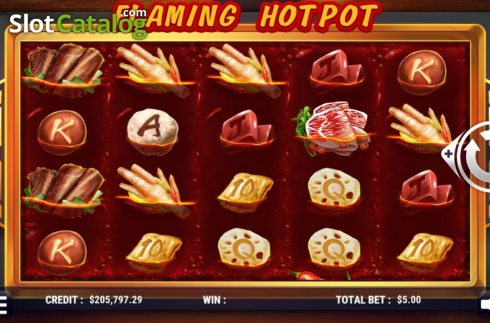 Οθόνη2. Flaming Hotpot Κουλοχέρης