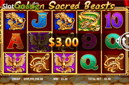 Οθόνη3. Golden Sacred Beasts Κουλοχέρης