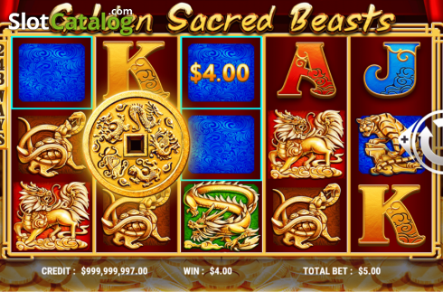 Οθόνη4. Golden Sacred Beasts Κουλοχέρης