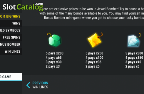 Οθόνη6. Jewel Bomber Κουλοχέρης