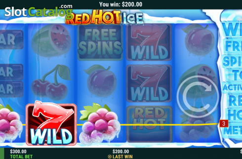 Οθόνη3. Red Hot Ice Κουλοχέρης