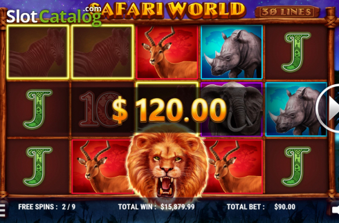 Οθόνη4. Safari World Κουλοχέρης 