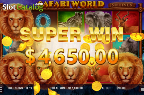 Οθόνη6. Safari World Κουλοχέρης 