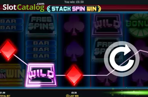 Οθόνη3. Stack Spin Win Κουλοχέρης