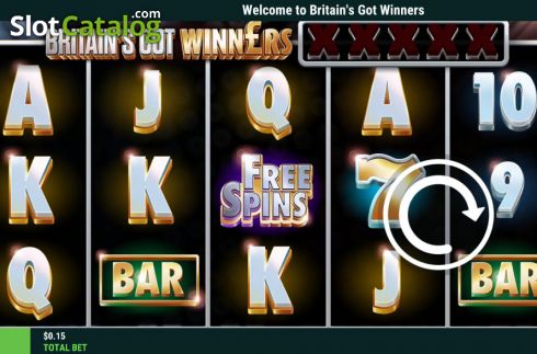 Οθόνη2. Britains Got Winners Κουλοχέρης 