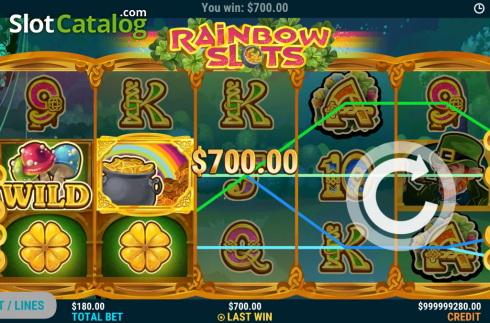 Οθόνη3. Rainbow Slots Κουλοχέρης