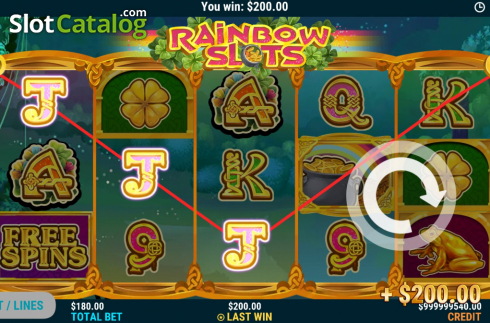 Οθόνη4. Rainbow Slots Κουλοχέρης